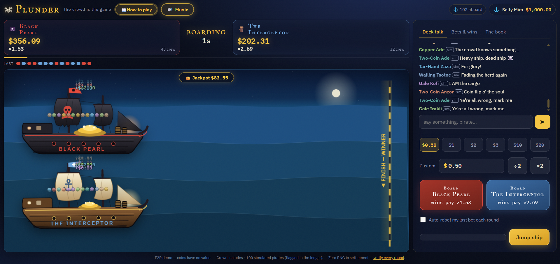 Plunder gameplay